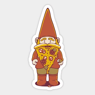 Pizza Gnome by Tobe Fonseca Sticker